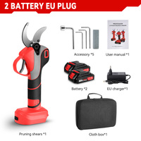 ONEVAN Sécateur électrique sans balais 1500W 2 vitesses réglable sans fil bonsaï outil de jardinage pour batterie Makita