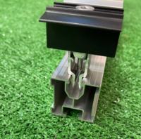 Klem Panel Surya Art Sign yang Dapat Disesuaikan, Klem Tengah Universal untuk Pemasangan PV, Klem Inter Clamp, Klem Ujung untuk Sistem Rak Surya