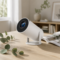 Projecteur portable mini JUNUO HY300 Pro, Android 11, 720p, 4K, 160 lumens, rotation à 180°, home cinéma, utilisation en extérieur