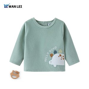 Bộ đồ mặc nhà trẻ em chất liệu nhung mềm mại, kiểu dáng thời trang, chất liệu cotton mùa hè, màu sắc phong phú và chất liệu mềm mại, thích hợp làm áo khoác ngoài cho bé trai. - Product Image 2