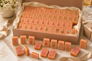 Jeu de Mahjong américain de 166 tuiles en acrylique gravé, personnalisable avec étiquette privée, fabricant - Product Image 5