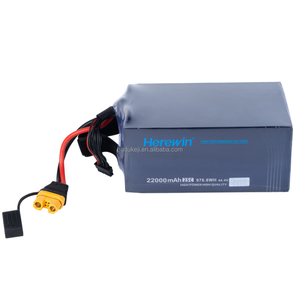 แบตเตอรี่ลิเธียมแบบซอฟต์เคส Herewin Original 22000mah 14S 51.8V สำหรับรถบังคับวิทยุ โดรนพ่นยาทางการเกษตร แบบชาร์จได้ - Product Image 1