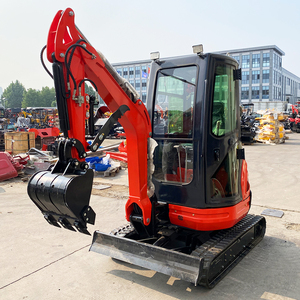Multipurpose Kubota <strong>Excavator</strong> 2.5 Ton <strong>Mini</strong> <strong>Excavator</strong> with Rubber Tracks Micro Hydraulic Digger Orchard Bagger - Product Image 1