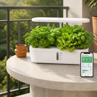 Équipement hydroponique LED contrôlé par l'application Tuya, jardinière hydroponique d'intérieur, mini jardin intelligent hydroponique