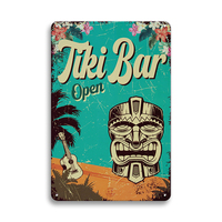 Dilanyu décoratif Tiki Bar thème Vintage impression boisson étain signes vacances rétro métal signes pour la publicité