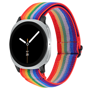 เพลิดเพลินไปกับสายนาฬิกาไนลอนแบบ2025สวยๆสำหรับสายรัดข้อมืออะแดปเตอร์นาฬิกาซัมซุงวอทช์8สีดำ - Product Image 6