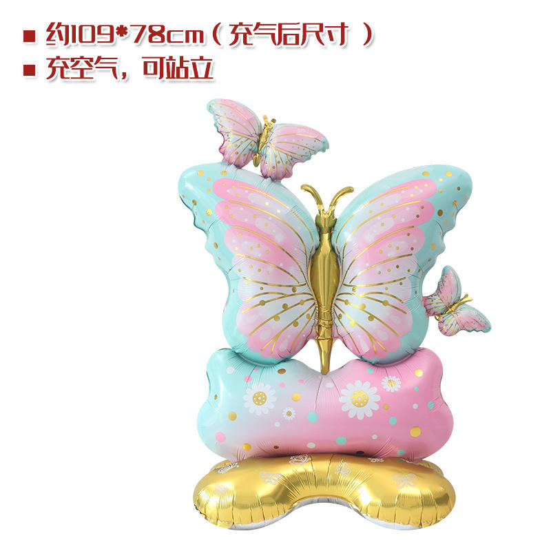 ผีเสื้อยืน4D