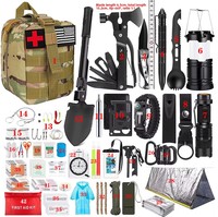Nouvelle version améliorée : Trousse de premiers secours d'urgence DIY 45L en tissu Oxford durable pour camping en pleine nature, aventure, tremblement de terre, catastrophe, coffre de survie