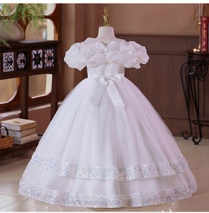 Hoa 3D mô hình cô gái buổi tối ăn mặc giản dị O-cổ lớp phong cách cho trẻ em sinh nhật bên cho lứa tuổi 9-14 năm cho mùa hè - Product Image 3