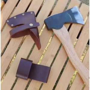 Muestra gratuita: Funda de poliéster con patrón de lichi para hacha, lista para enviar, funda de poliéster genuino para cuchilla de hacha. - Product Image 5