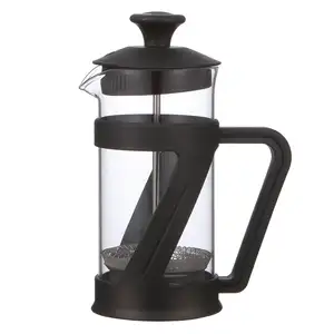 Customized Portable Coffee Tea Maker High Glass PP Coffee Maker Stainless Steel Filter French Press