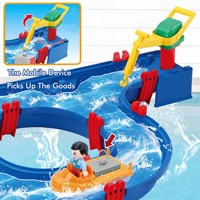 Juego de Bloques de Construcción de Plástico para Parque Acuático de Verano, para Piscina, Jardín, Playa, Actividad Sensorial, Juguete Divertido, Regalo para Niños