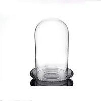 סיטונאי אקריליק קלושים סויה ואקום מנורת Vessles מלאכות נר צנצנת פעמון זכוכית כיפת עם פקק עבור עיצוב הבית