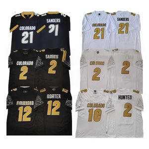 Herren COLORADO Football-Trikots Hunter 12 Sanders <span class=keywords><strong>2</strong></span> Hochwertige Genähte VP Limited Football-Spieltrikots - Product Image 1