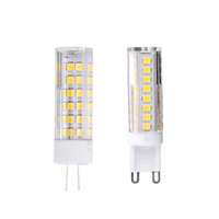 Ampoule LED G9 220V à culot petit format, haute luminosité, pour usage résidentiel, en cristal, économe en énergie, certifiée CE, 30 000 heures