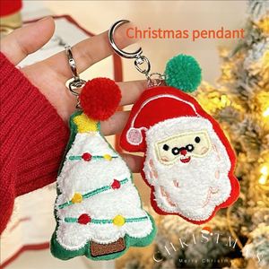 Wholesale Cute <b>Cartoon</b> Christmas Plush Doll Keychain Versatile <b>Backpack</b> Pendant Gift Decor New 2025 Collection - Product Image 2