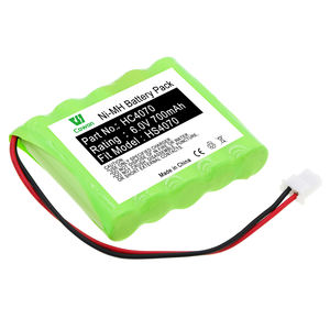 Alarm sistemi için özelleştirilmiş şarj edilebilir yedek 6.0V 700mAh 4.2Wh HC4070 yüksek kaliteli Ni-MH pil - Product Image 1