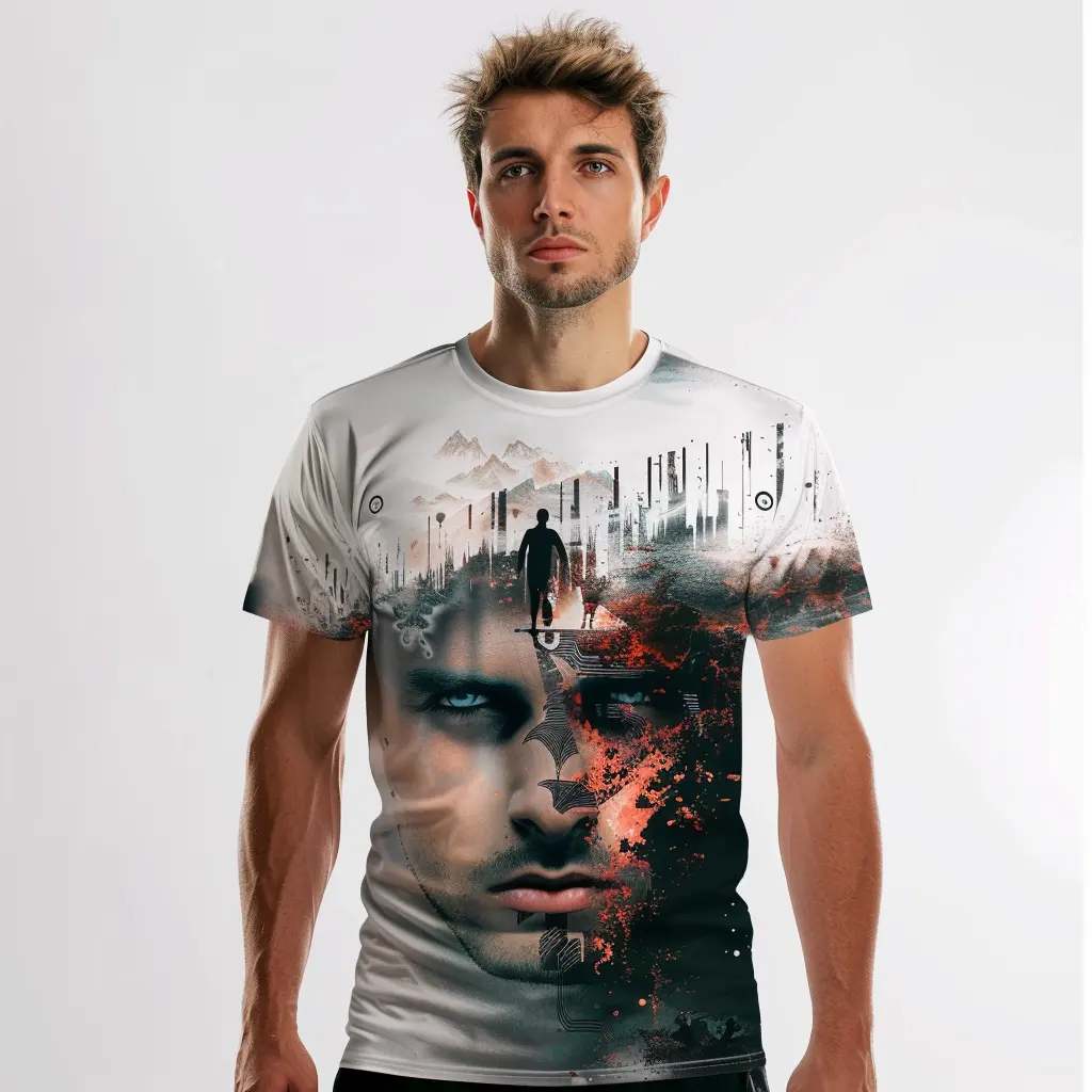 Großhandel 100 % Polyester personalisiert reguläre Passform T-Shirt für Sublimation
