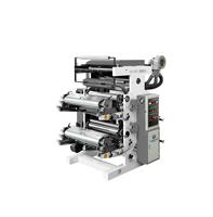 Machine d'impression flexographique automatique à grande vitesse Chenqi 2 couleurs pour sacs en film plastique, papier et non-tissé