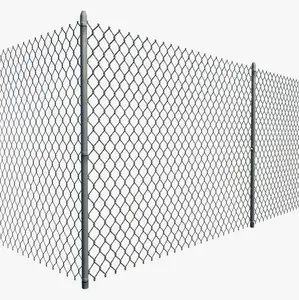 Zincato a caldo 9 calibro catena link fence farm recinti di collegamento chain heavy duty catena di recinzione link diamante rete metallica