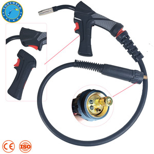 Antorcha de Soldadura <span class=keywords><strong>MIG</strong></span> BZL 15ak Refrigerada por Aire, Enchufe Europeo, Mango de Agarre Máximo, Revestimiento de Cable de Cobre, 3m 4m 5m, Embalaje Personalizado de Fábrica con LOGO OEM - Product Image 3