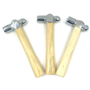 Toptan ahşap saplı Mini bilya Pein Peen çekiç çok amaçlı DIY deri Rapping çekiç ev kullanarak ahşap çekiç - Product Image 4