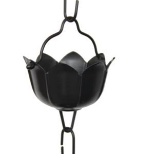 Produttore decorativo <span class=keywords><strong>di</strong></span> rame puro naturale catena <span class=keywords><strong>di</strong></span> pioggia per <span class=keywords><strong>giardino</strong></span> in metallo tulipano 8.5 ft 20 tazze <span class=keywords><strong>di</strong></span> fiori <span class=keywords><strong>di</strong></span> pioggia catene con grondaia - Product Image 2