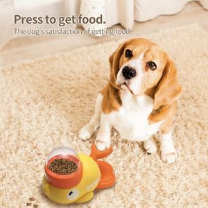Distributeur automatique de nourriture pour animaux de compagnie, nouveau modèle canard jaune, distributeur automatique intelligent interactif pour chiens - Product Image 2