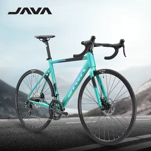 Java RONDA18S Racefiets Bicicleta De Carretera700Cアルミニウム合金サイクルスポーツレーシングオフ18スピードディスクブレーキシティロードバイク