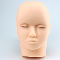 Tête de formation douce de Mannequin de pratique de cheveux faciles à nettoyer de haute qualité populaire pour l'usine CNK de vente en gros de cils