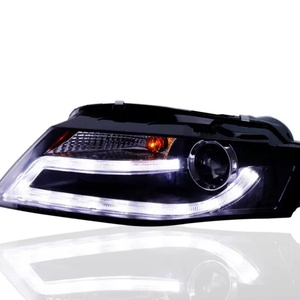 Faros Delanteros Modificados para Automóvil, Luces LED de Circulación Diurna, Faros Delanteros para Audi A4L B8 2009-2012 - Product Image 5