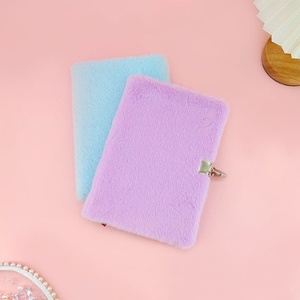 Agenda portable pour filles, carnet de notes A5 à couverture rigide doublée, couverture en tissu pour enfants - Product Image 6