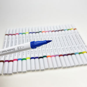 Nuevo Juego de Marcadores Permanentes Lavables, Marcador de Doble Punta Personalizado, Marcador de Pincel con Punta Fina para Arte - Product Image 3