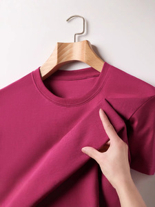 T-shirt da uomo estiva <span class=keywords><strong>a</strong></span> maniche corte in cotone 100% nuova vestibilità ampia di alta qualità per motivi solidi di mezza età e giovani - Product Image 5
