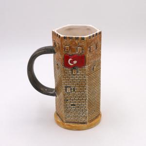 Tazza da Caffè in Ceramica Personalizzata con Design <span class=keywords><strong>Istanbul</strong></span> 14oz per Souvenir Turistici - Product Image 2