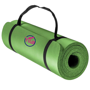 NBR-<span class=keywords><strong>esterilla</strong></span> de Yoga para hombres y mujeres, colchoneta <span class=keywords><strong>gruesa</strong></span> para deportes al aire libre de 15mm, personalizada, Material Nbr de 183cm o personalizada, color azul - Product Image 2