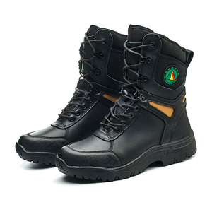 Bottes de pompier, chaussures de protection pour les opérations d'intervention et de sauvetage, chaussures pour l'escalade sur corde et l'entraînement. - Product Image 1