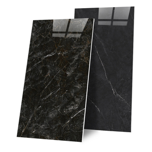 Azulejos de Cerámica Negros Brillantes de 60x120cm, <span class=keywords><strong>Imitación</strong></span> <span class=keywords><strong>Piedra</strong></span>, Antideslizantes, Resistentes a los Ácidos, 10mm de Grosor, <span class=keywords><strong>para</strong></span> Pisos y <span class=keywords><strong>Paredes</strong></span> de <span class=keywords><strong>Interiores</strong></span> - Product Image 1