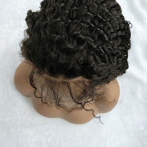 Glueless brasiliano parrucche piene del merletto per le donne nere, naturale del virgin cuticola allineati riccio crespo piena del merletto parrucca di capelli umani - Product Image 5