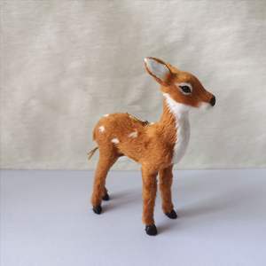 Linda simulada <span class=keywords><strong>Sika</strong></span> Deer Set <span class=keywords><strong>3</strong></span> combinación lindo <span class=keywords><strong>Sika</strong></span> Deer colgante escritorio ventana pantalla Regalo De vacaciones decoración de Navidad - Product Image 4