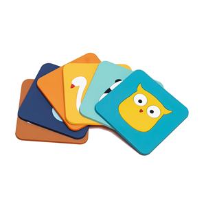 Posavasos de Silicona Promocionales Personalizados con Diseño de Dibujos Animados de 8.5 cm para Tazas de Café, Uso en Mesa y Bar, Perfectos para Bebidas de Oficina - Product Image 1