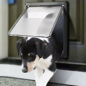 Porta per Animali Domestici Multi-Misura con Chiusura a 2 Vie, Sportello per Cani e Gatti per Porte in <span class=keywords><strong>Vetro</strong></span> o Legno, Accessori per Recinzioni - Product Image 2