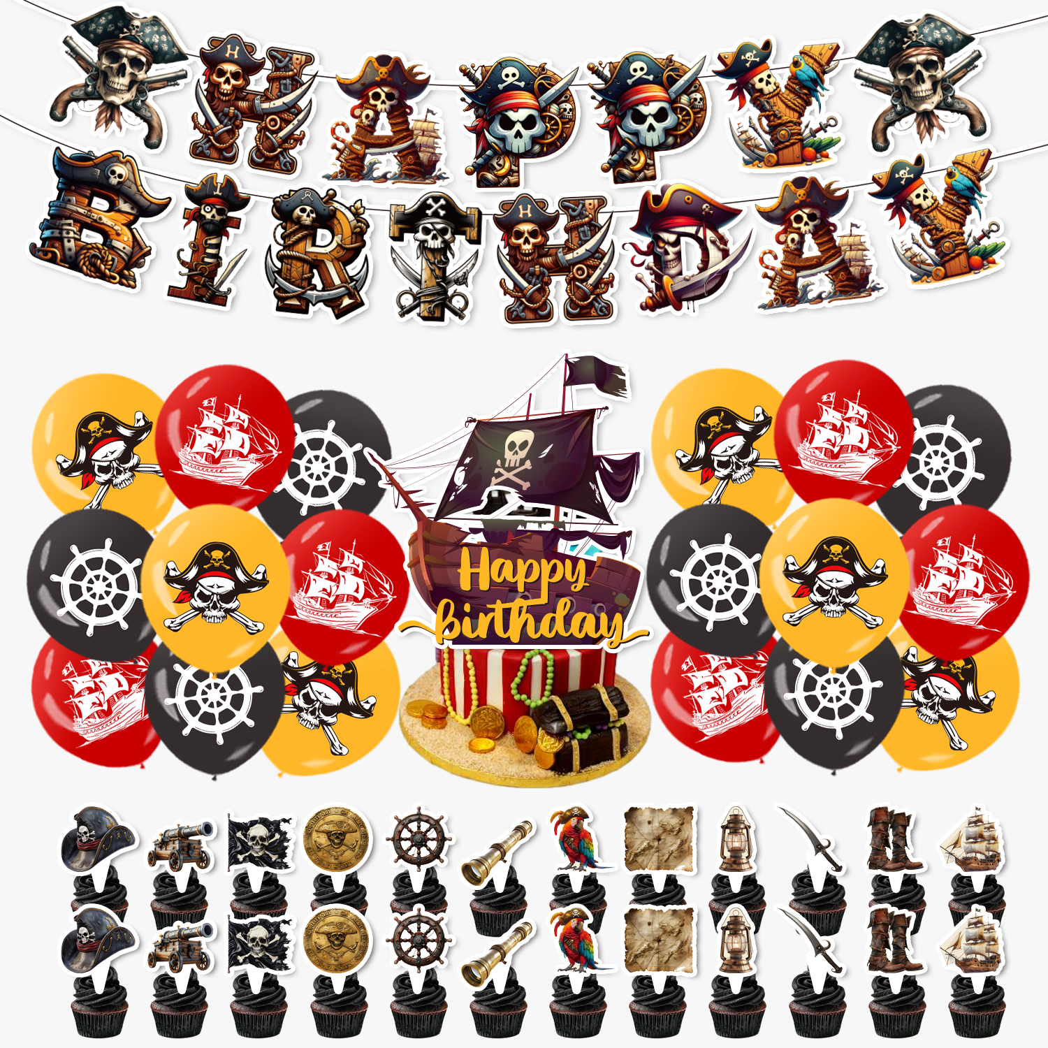 24 Cupcake Topper