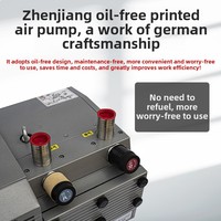 Pompe à air industrielle de pompe à vide Tongyou avec grande pompe d'aspiration sans huile à palettes élevées pour machine d'impression marine Zhenjiang