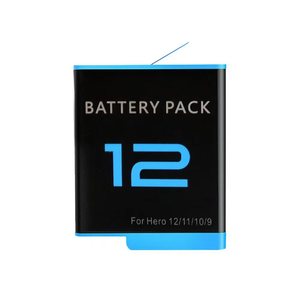 Batería de litio de repuesto de 1800mAh para cámara <span class=keywords><strong>GoPro</strong></span> HERO 12 <span class=keywords><strong>11</strong></span> 10 9, accesorio para cámara de 21/2" - Product Image 6