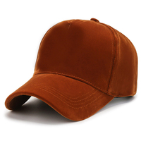 Casquettes de baseball structurées en velours personnalisées en gros Chapeaux en velours Ny Chapeau de sports de rue en plein air