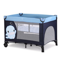 Lit bébé pliable multifonctionnel en métal moderne avec maille respirante pour bébés et enfants, pour chambre à coucher, salon et utilisation en extérieur