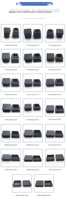 Embouts carrés industriels en PE pour tubes métalliques, poteaux de clôture, étagères – Inserts durables à nervures pour finition