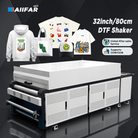 Agitateur de poudre DTF haute vitesse 80 cm/32 pouces et sécheur DTF pour imprimante à sublimation automatique 6-10 têtes compatible avec l'agitateur DTF
