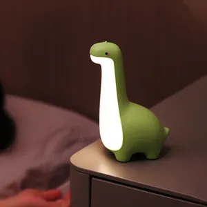 Dinosaur Lamp LED Night Light, Cute Bedroom Lamp, with Timer & Adjustable Brightness, Best Gifts for Boys Teenagers